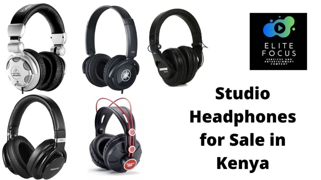 Recording Studio Headphones for Sale in Kenya | Focusrite Scarlet Headphones for Sale in Kenya | Shure Headphones for Sale in Kenya | Bheringer Headphones | Samson Studio Headphones