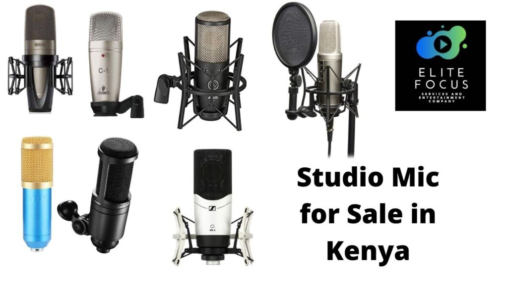 Recording Studio Condenser Microphones for Sale in Kenya | Shure Microphone | SAmson | AKG Microphone | Audio Technica AT2020 Microphone | Shennheiser Microphone | Bheringer C1 B1 B2 | Rode Microphone