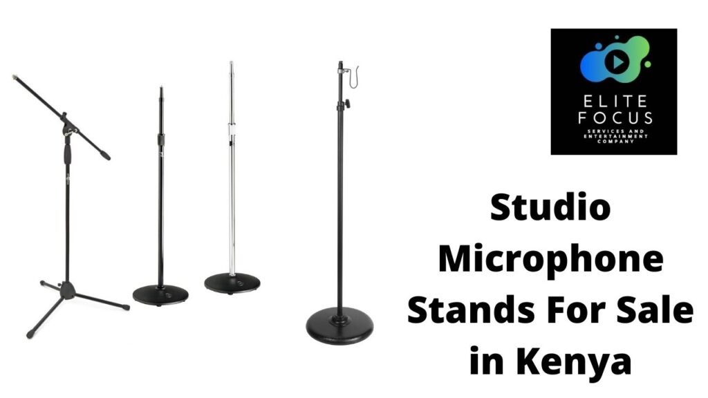 Recording Studio Microphone Stands For Sale in Kenya | Heavy Base Microphone Stand Tripod Microphone Stand