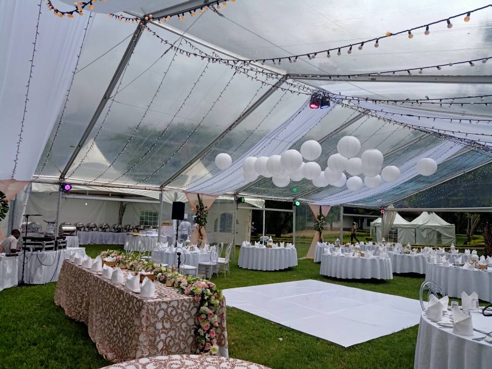 Clear A-frame for Hire in Kenya | Event Tents For Hire i Kenya | Wedding Tents for Hire in Kenya | A Frame tent for hire in Kenya
