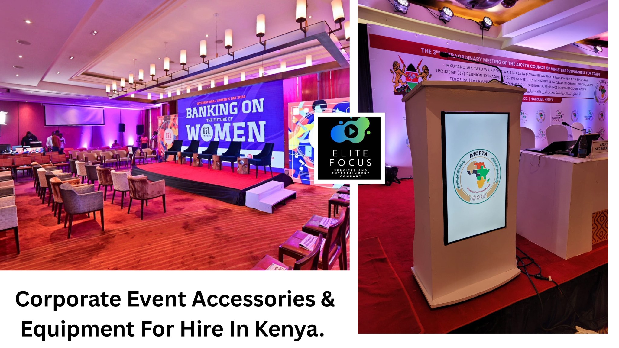 Corporate Event Accessories for Hire in Kenya